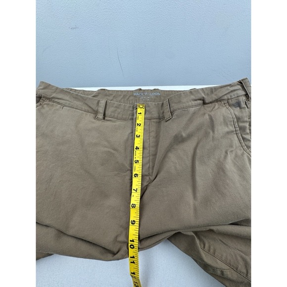 Mack Weldon 35/36x34 Brown Maverick Tech Chino Zip Pocket Pants *READ* - Picture 12 of 16